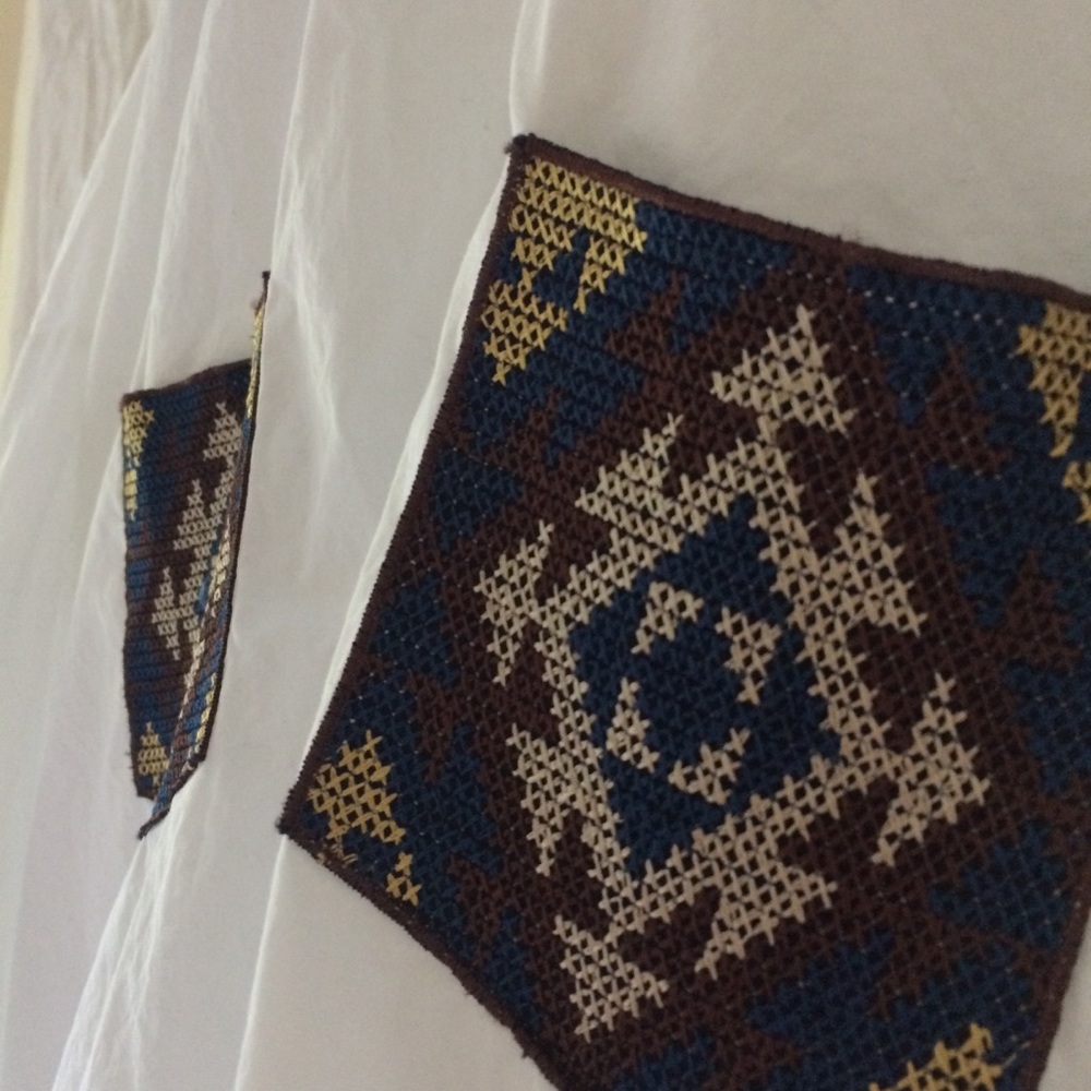 SOLD Zara casual button down Aztec style pocket - Picture 7 of 7
